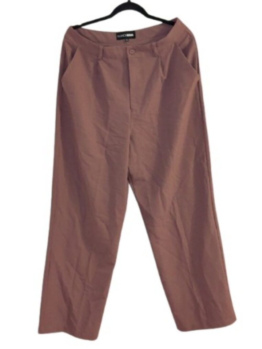 Fashion Nova Wide-Leg Mauve Pink Trouser
